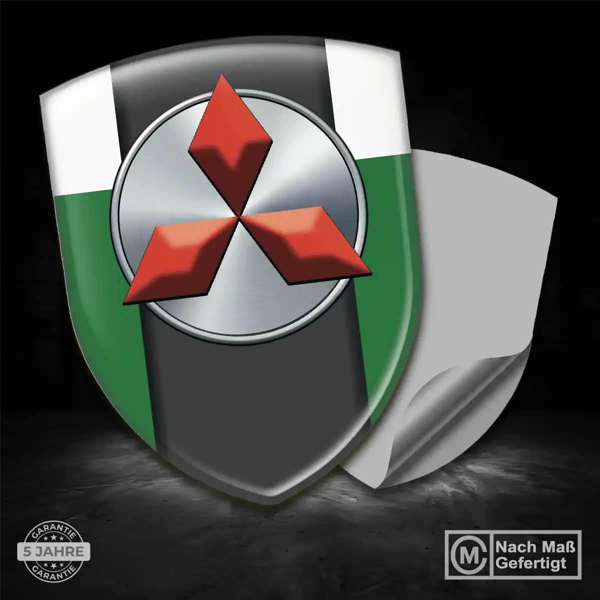 Mitsubishi Aufkleber Emblem Wappen Limitierte Auflage