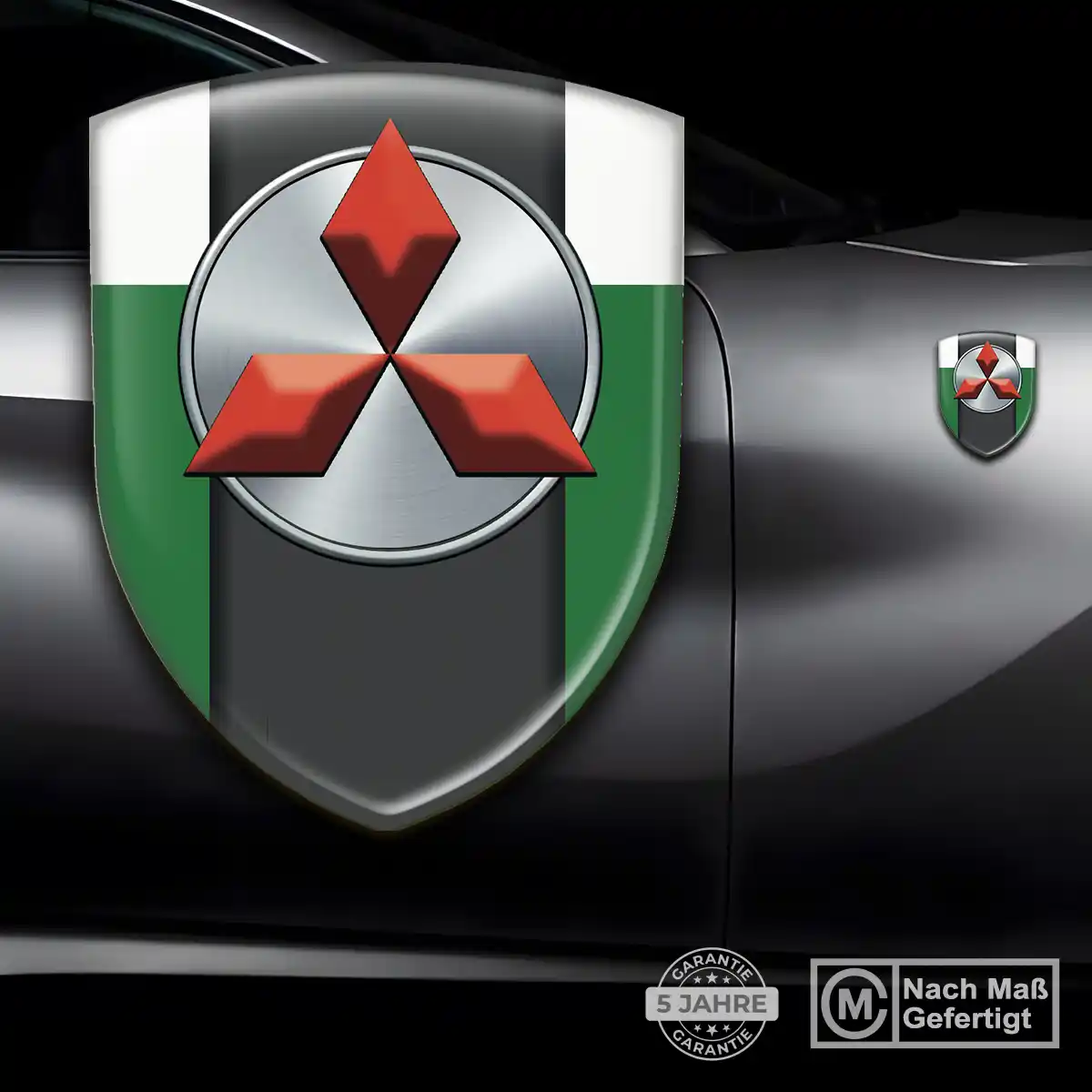 Mitsubishi Aufkleber Emblem Wappen Limitierte Auflage