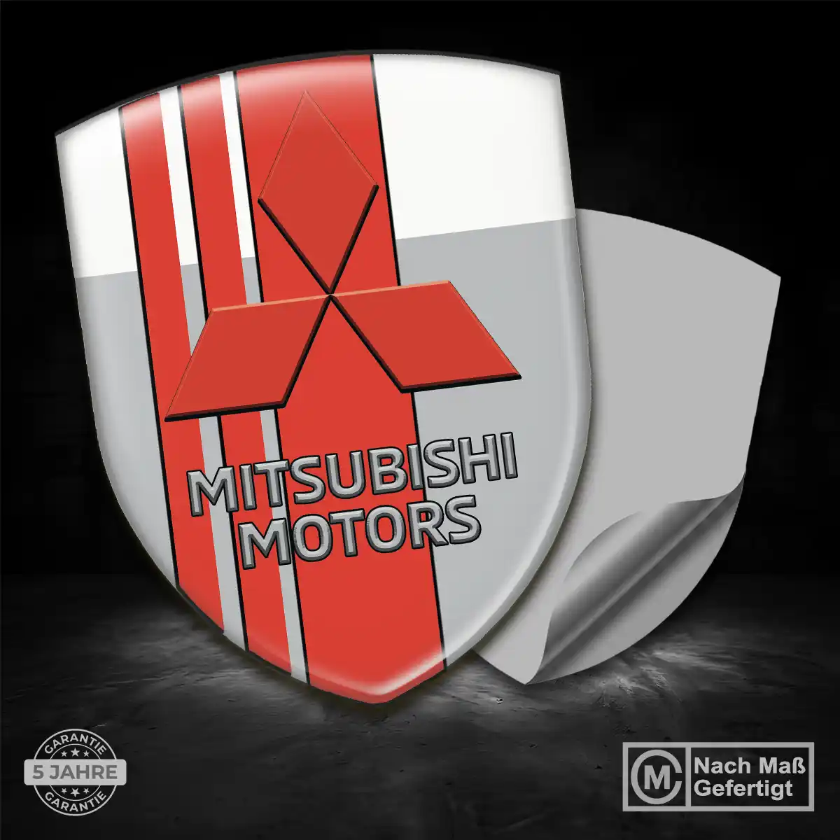 Mitsubishi Aufkleber Emblem Wappen Luxus-Edition
