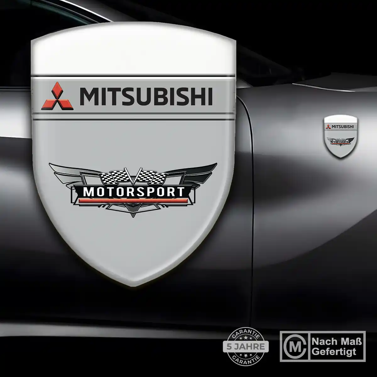 Mitsubishi Aufkleber Embleme Silikon Auto Hochwertiges Harz