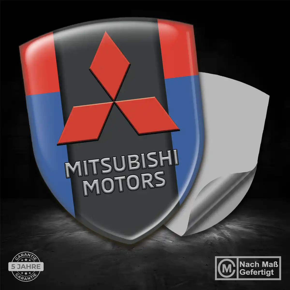 Mitsubishi Aufkleber Embleme Silikon Auto Interieurdesign