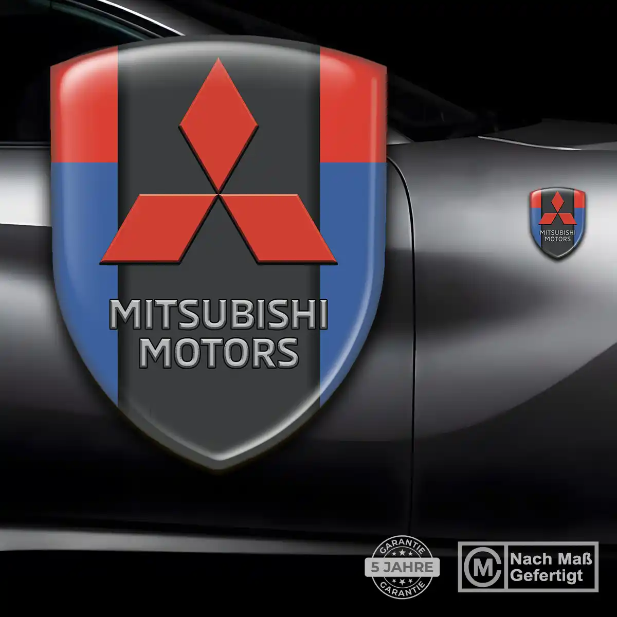 Mitsubishi Aufkleber Embleme Silikon Auto Interieurdesign