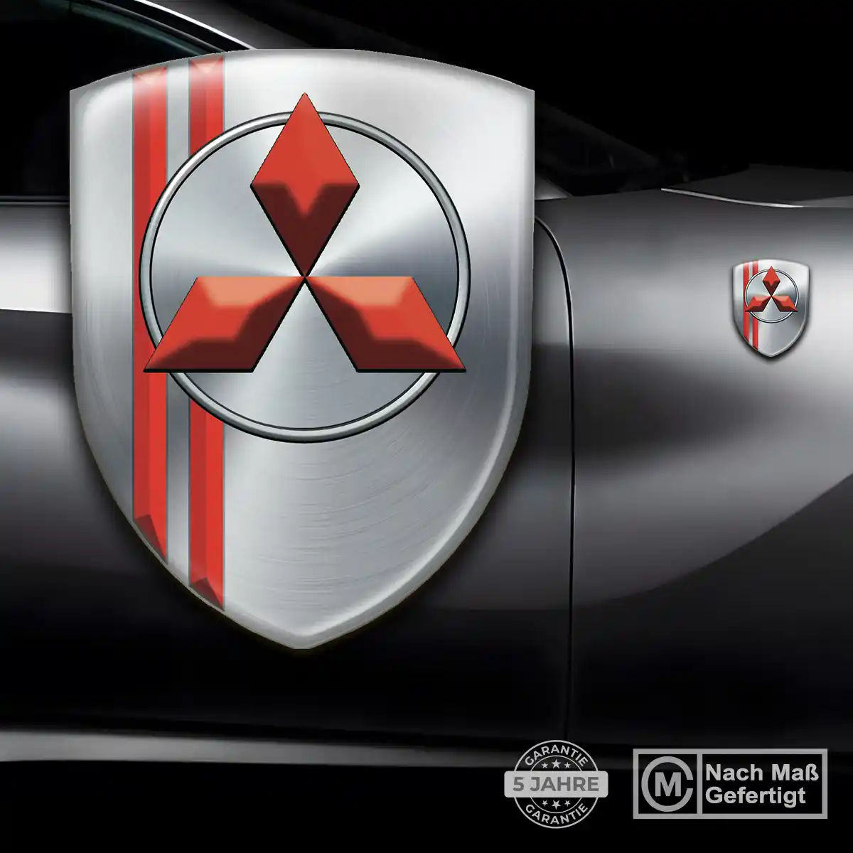 Mitsubishi Aufkleber Embleme Silikon Auto Limitierte Auflage