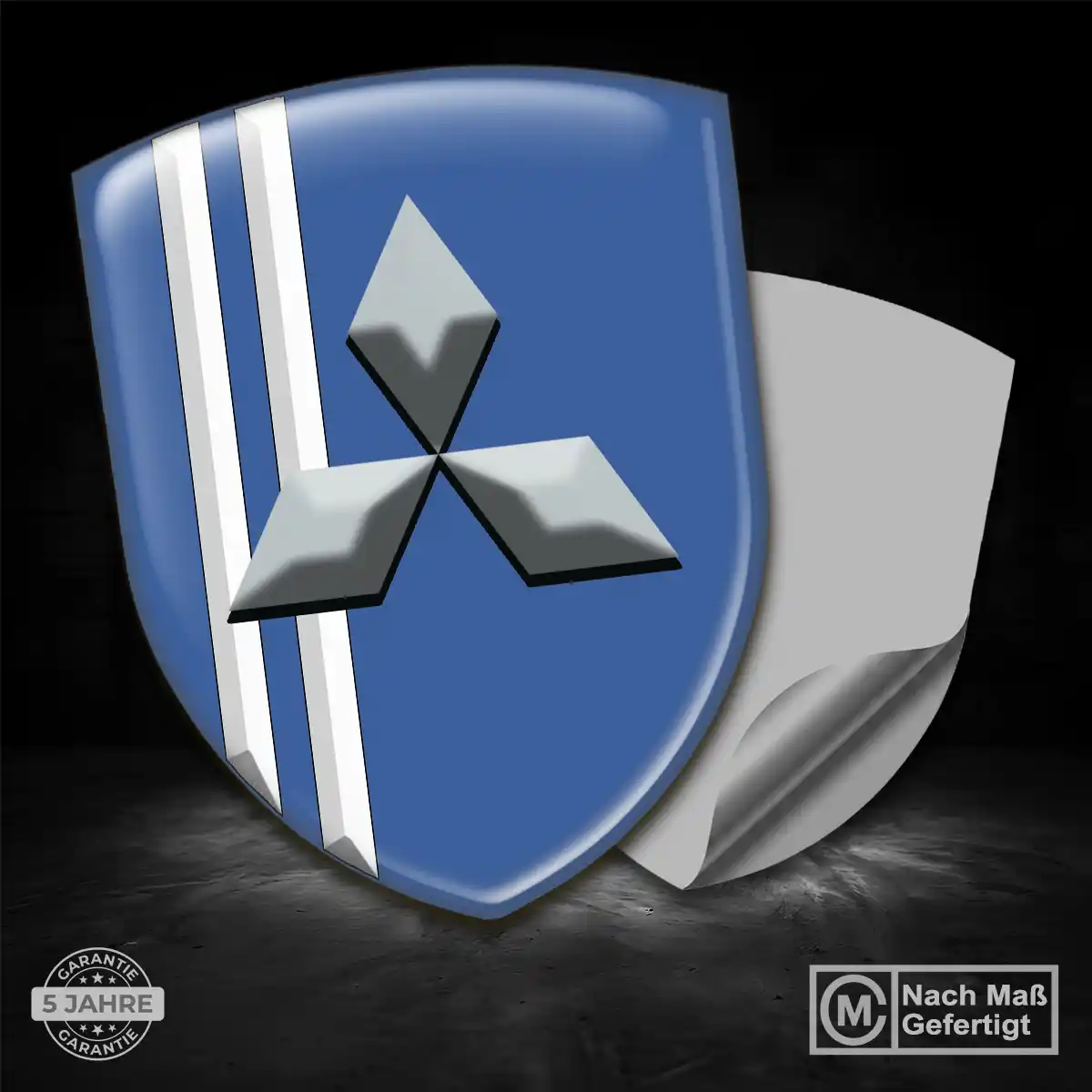 Mitsubishi Aufkleber Embleme Silikon Auto Premium-Edition