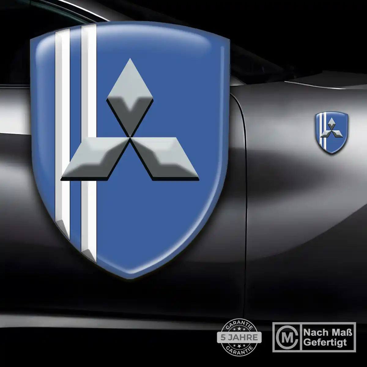 Mitsubishi Aufkleber Embleme Silikon Auto Premium-Edition