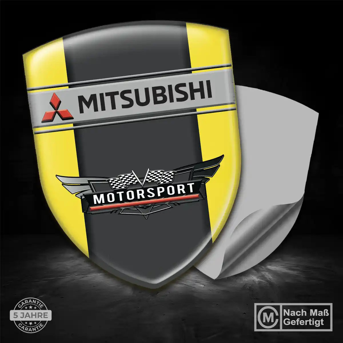 Mitsubishi Aufkleber Embleme Silikon Exterieurdesign