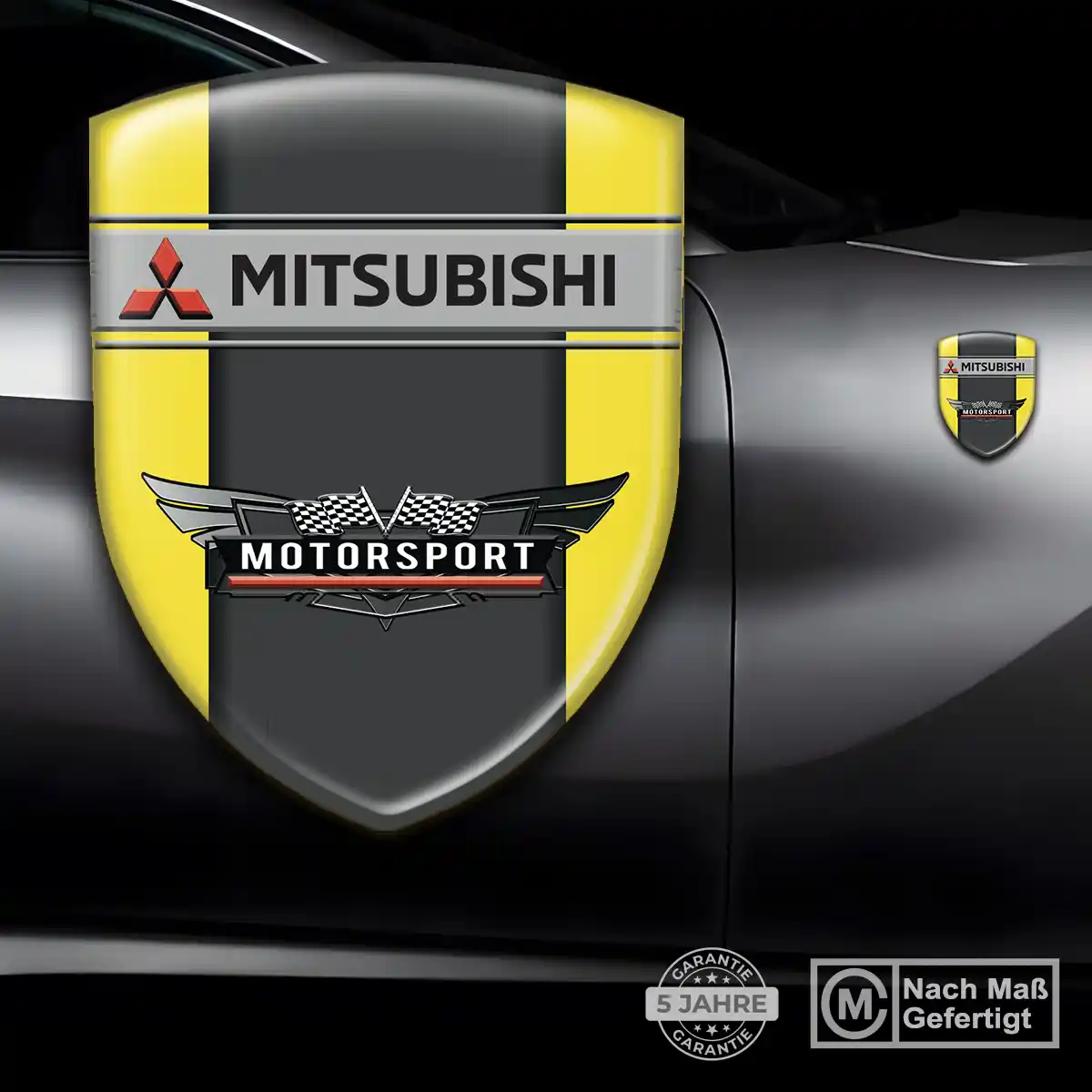 Mitsubishi Aufkleber Embleme Silikon Exterieurdesign