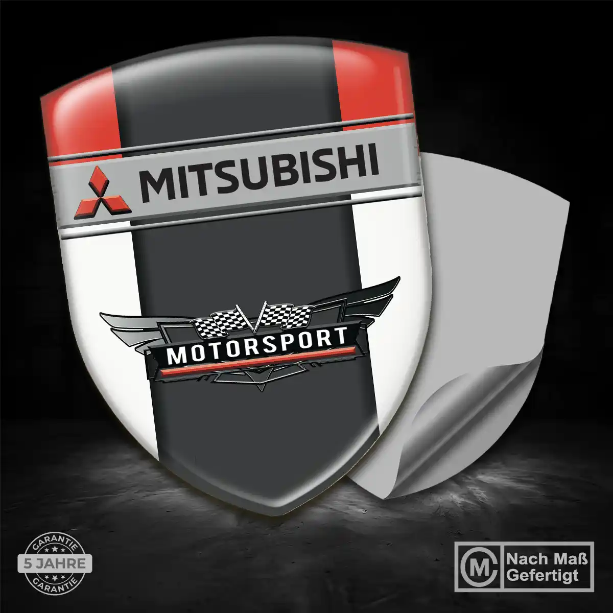 Mitsubishi Aufkleber Embleme Silikon Luxus-Edition