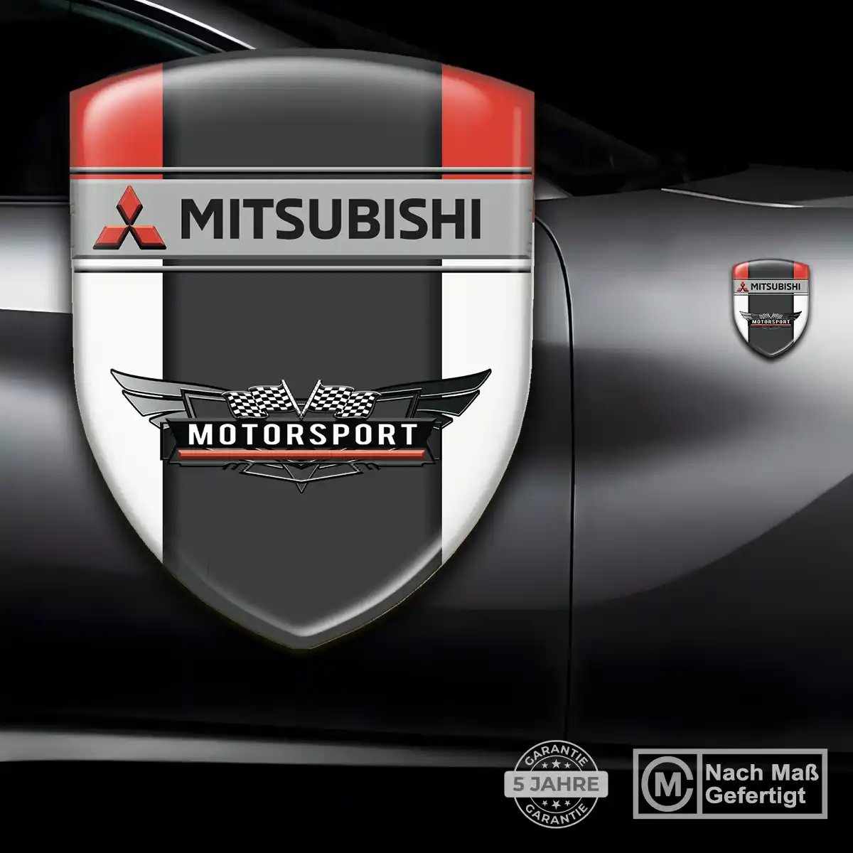 Mitsubishi Aufkleber Embleme Silikon Luxus-Edition