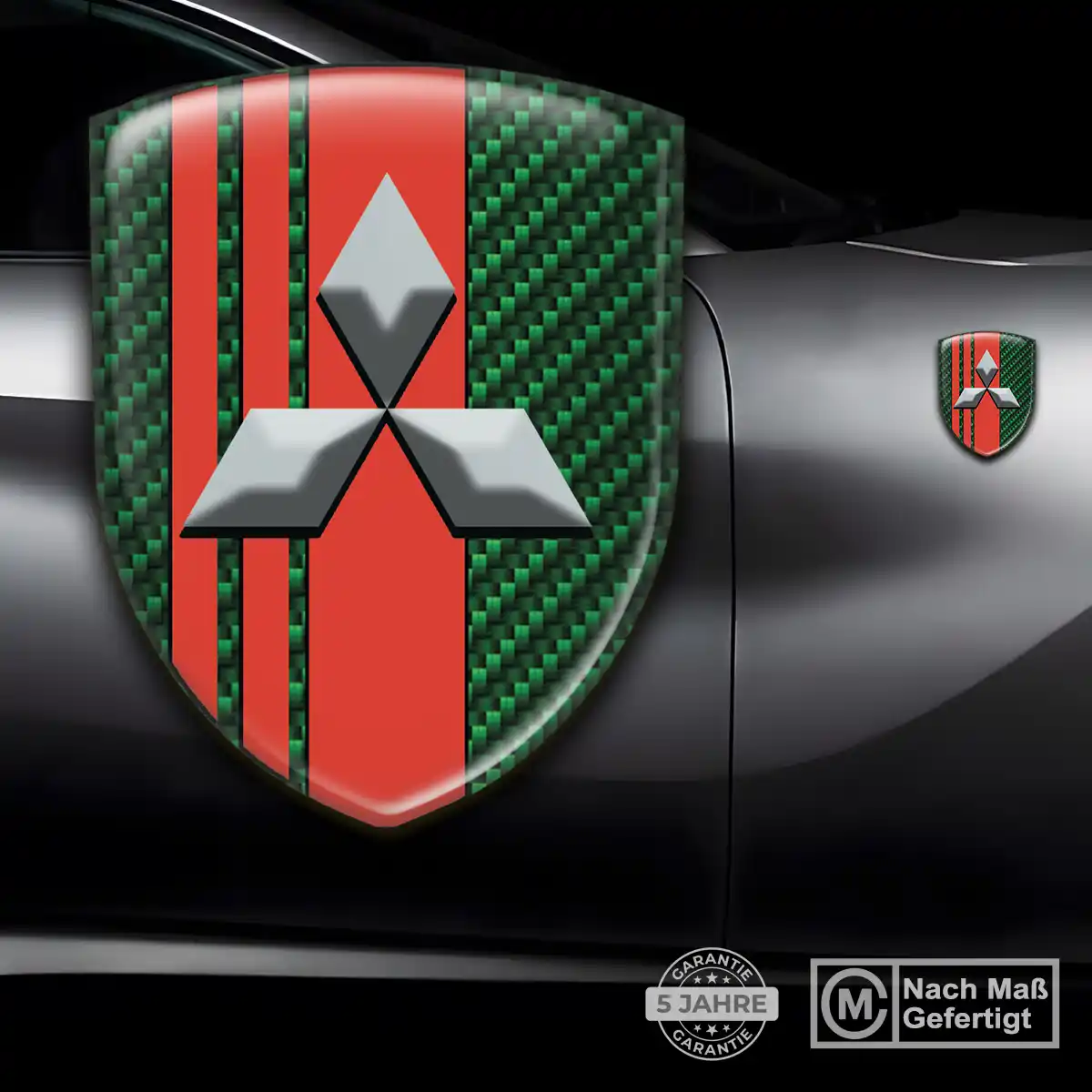 Mitsubishi Aufkleber Exterieurdesign