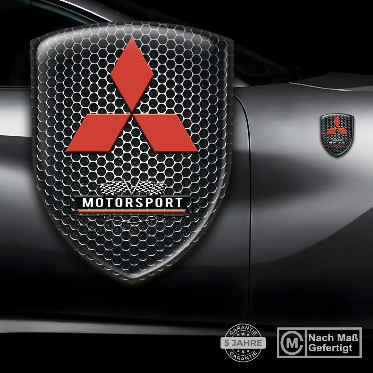 Mitsubishi Aufkleber Silikon Embleme Auto Exterieurdesign