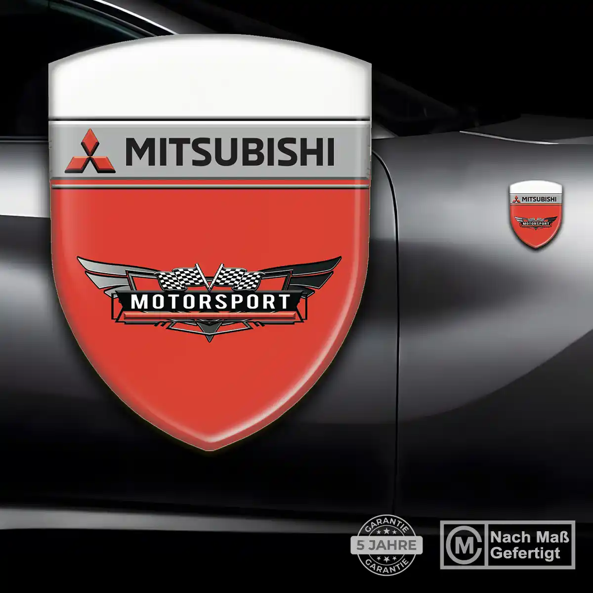 Mitsubishi Aufkleber Silikon Embleme Auto Hohe Qualität