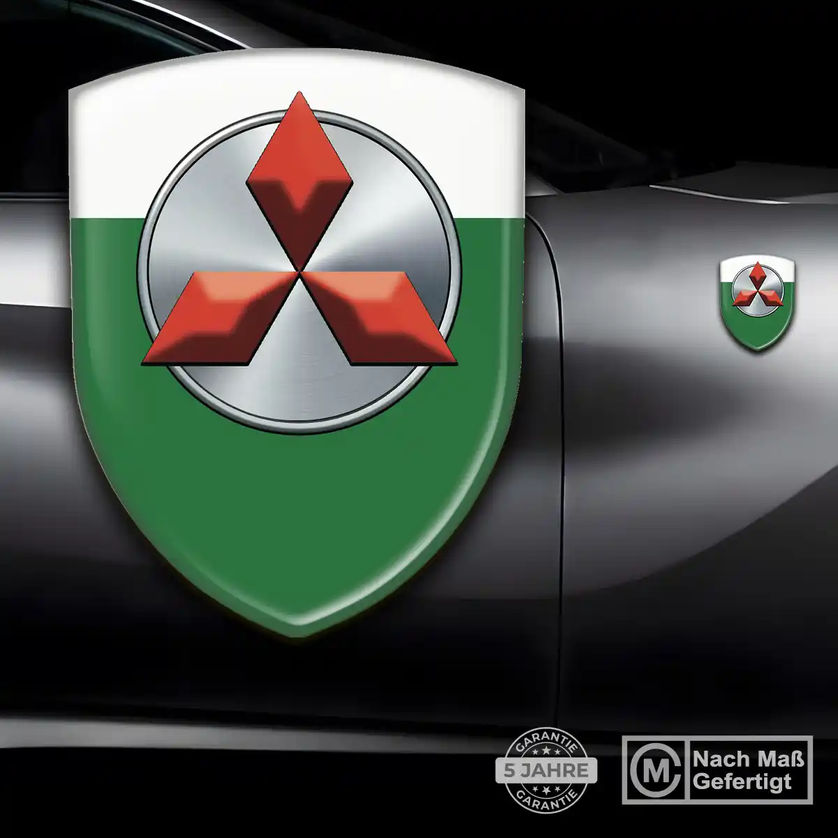 Mitsubishi Aufkleber Silikon Embleme Auto Interieurdesign