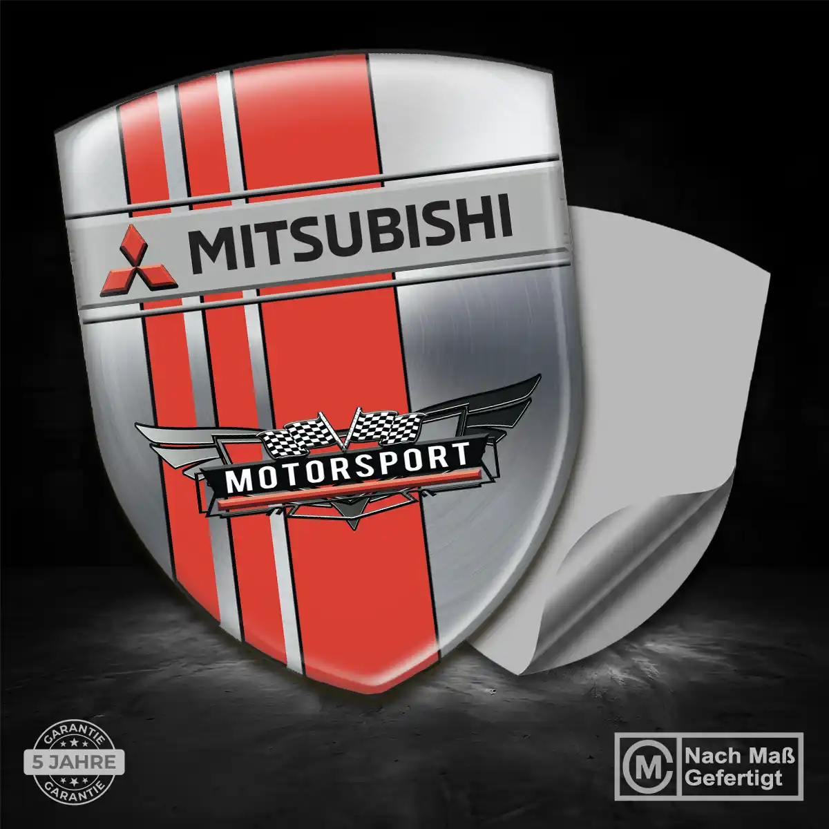 Mitsubishi Aufkleber Silikon Embleme Auto Premium-Edition