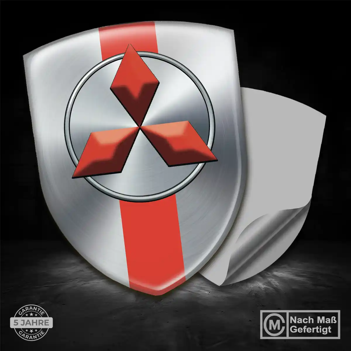 Mitsubishi Aufkleber Silikon Embleme Auto Premiumqualität