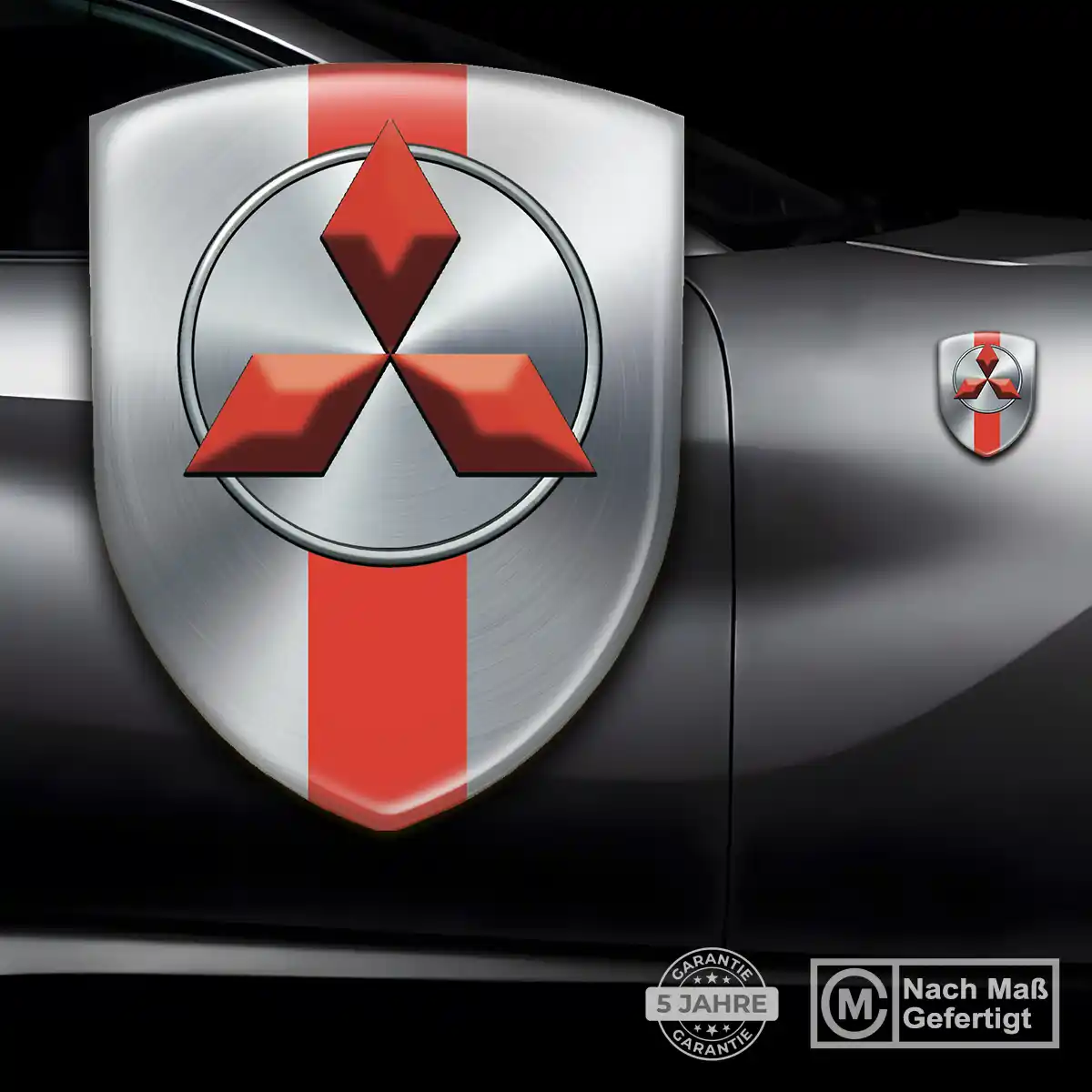 Mitsubishi Aufkleber Silikon Embleme Auto Premiumqualität