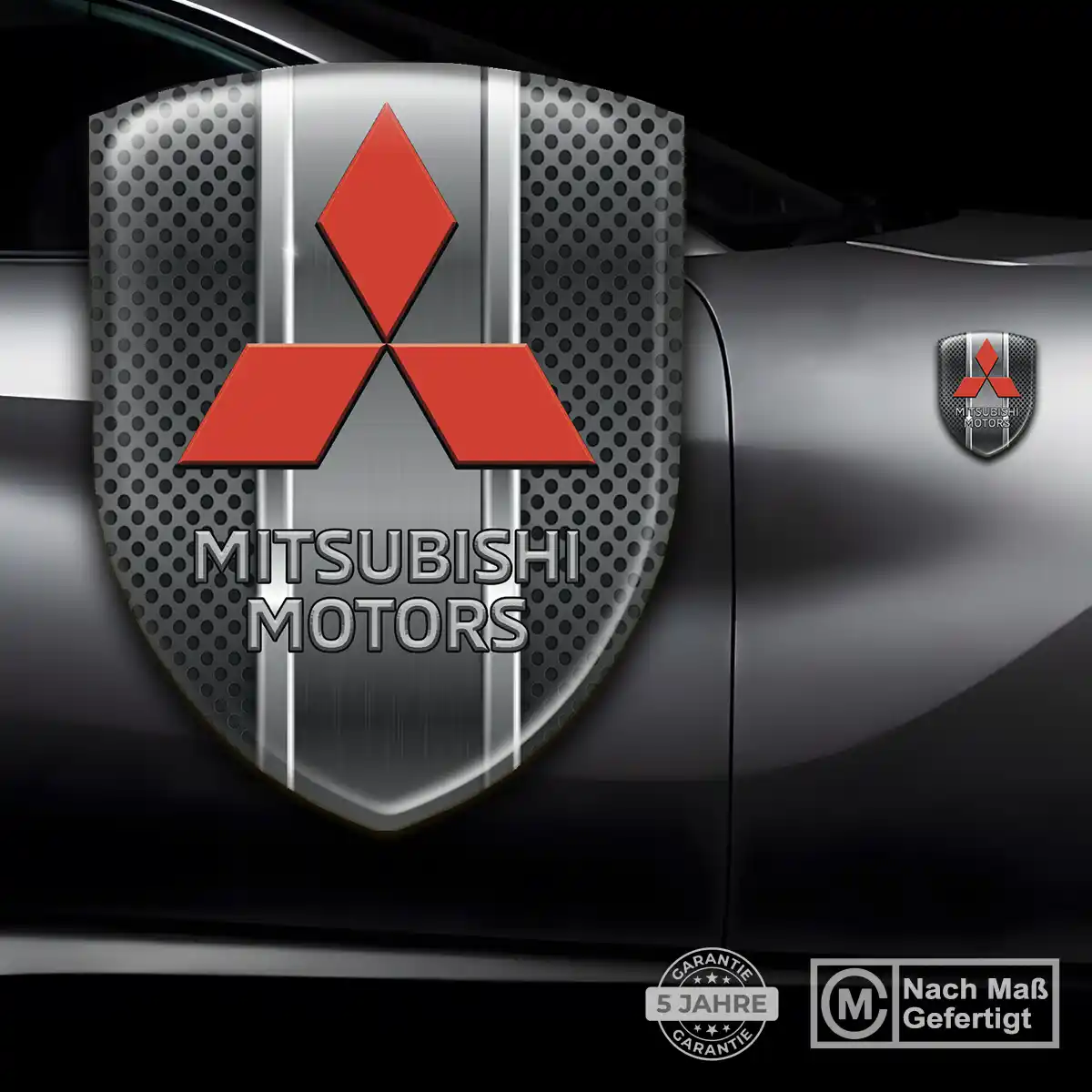 Mitsubishi Aufkleber Silikon Embleme Interieurdesign