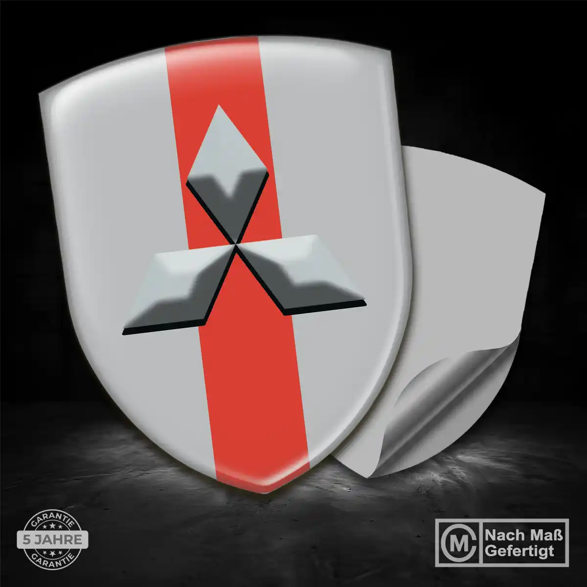 Mitsubishi Aufkleber Silikon Embleme Luxus-Edition