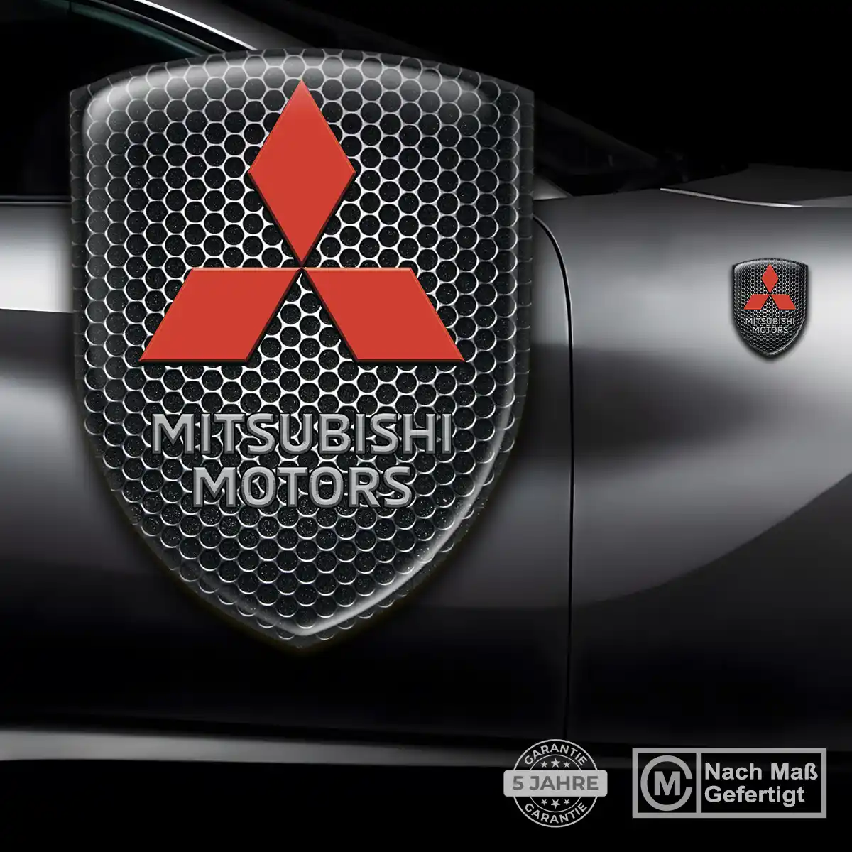 Mitsubishi Aufkleber Stilvolles Design