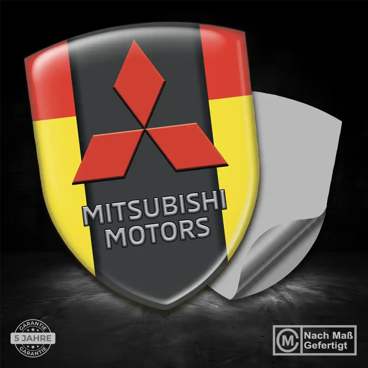 Mitsubishi Aufkleber Wappen Auto Exterieurdesign