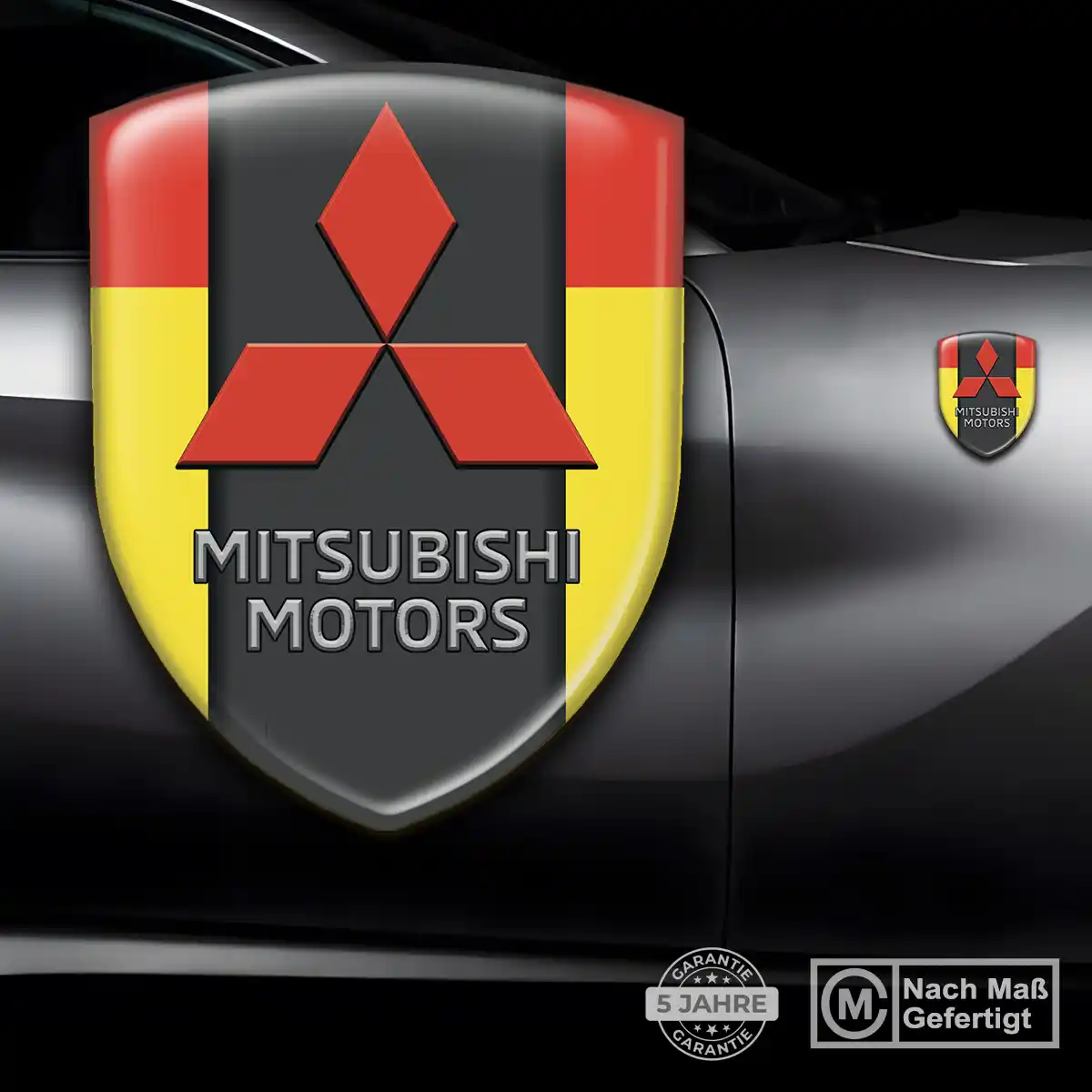 Mitsubishi Aufkleber Wappen Auto Exterieurdesign