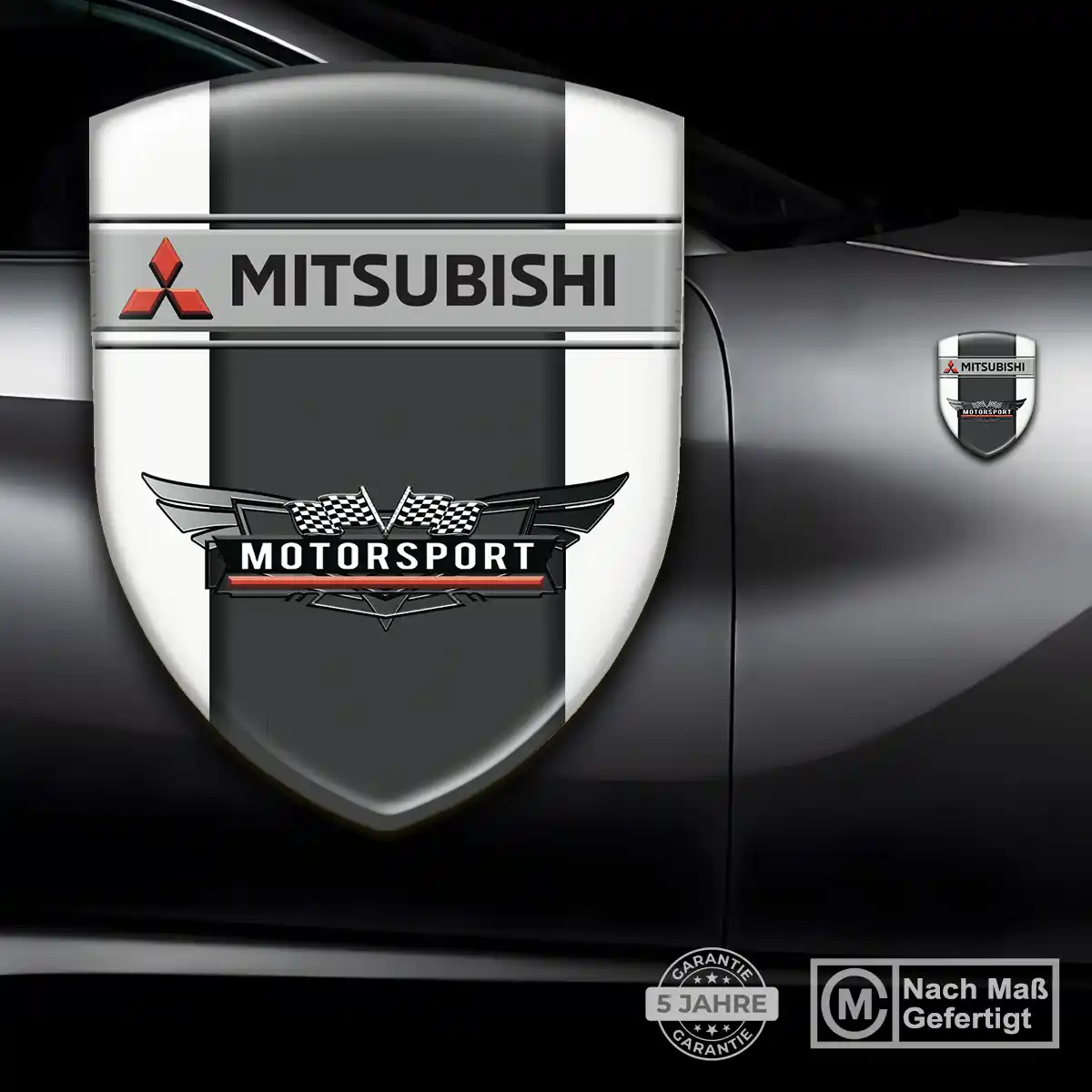 Mitsubishi Aufkleber Wappen Auto Interieurdesign