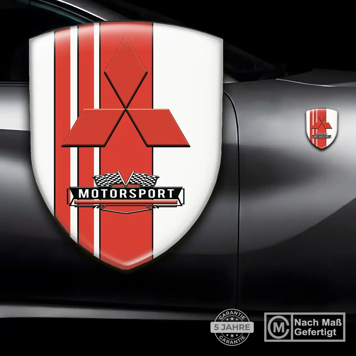 Mitsubishi Aufkleber Wappen Auto Limitierte Auflage