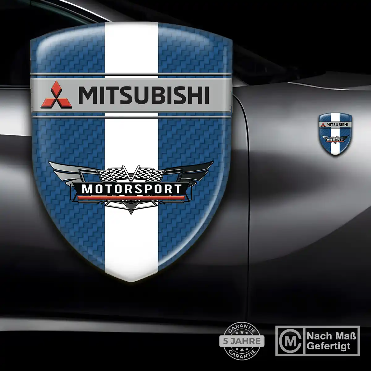 Mitsubishi Aufkleber Wappen Auto Premiumqualität