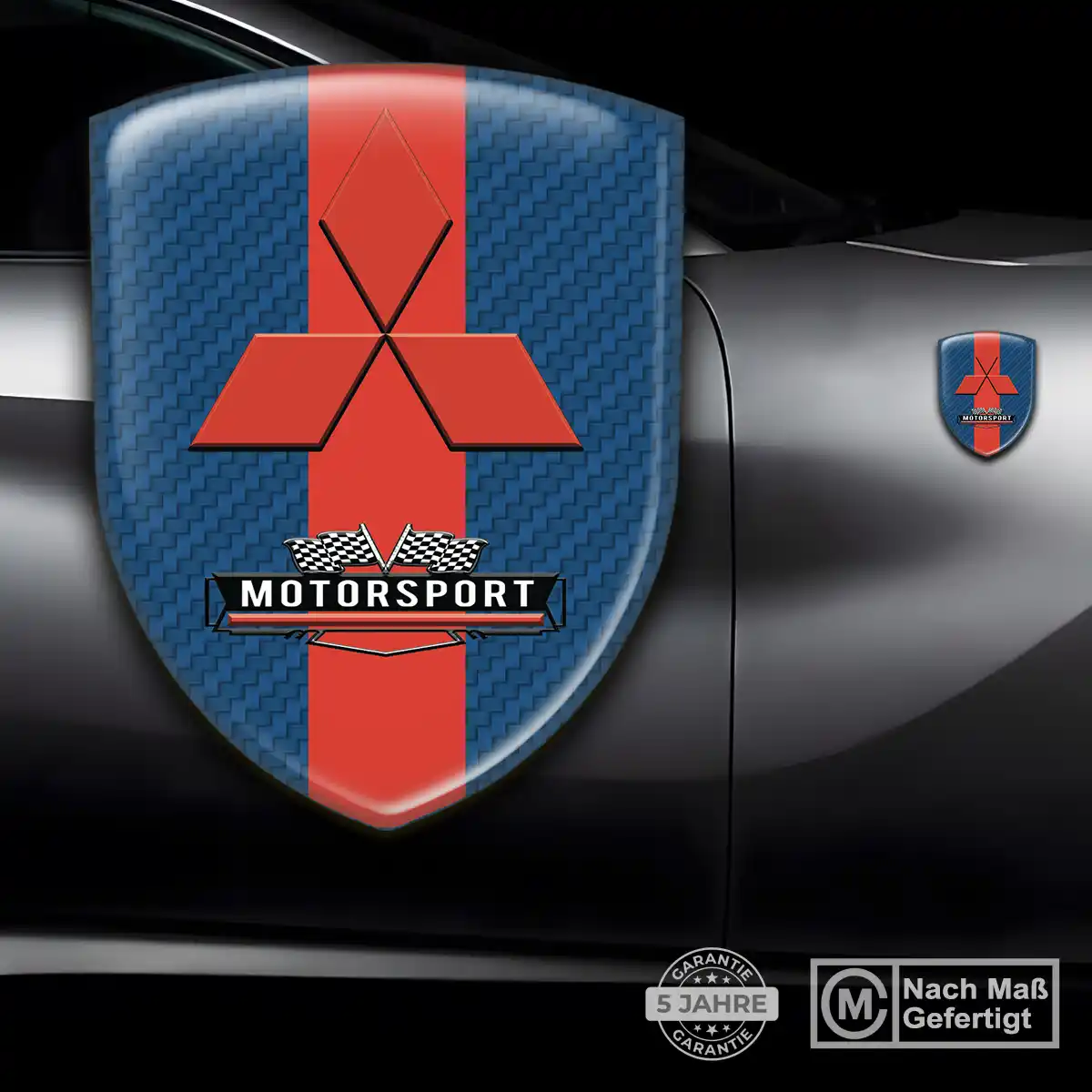 Mitsubishi Aufkleber Wappen Emblem Auto Exterieurdesign