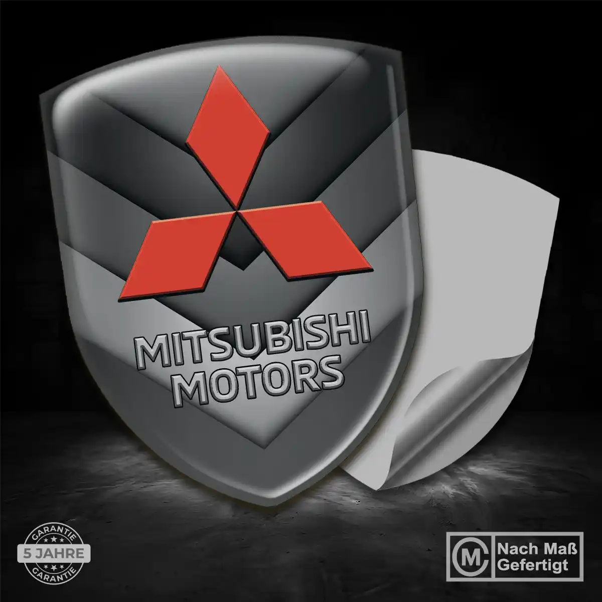 Mitsubishi Aufkleber Wappen Emblem Auto Premiumqualität