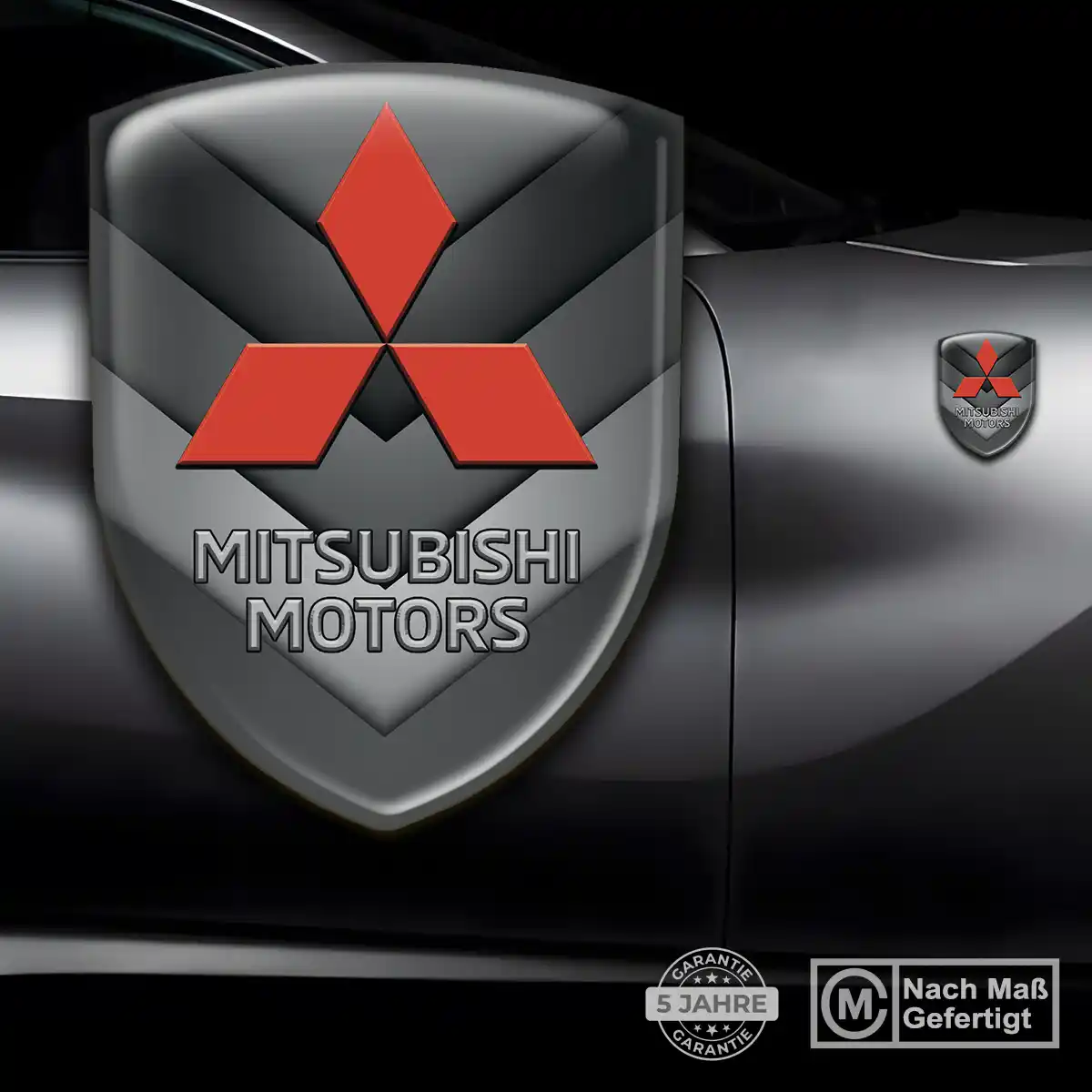 Mitsubishi Aufkleber Wappen Emblem Auto Premiumqualität