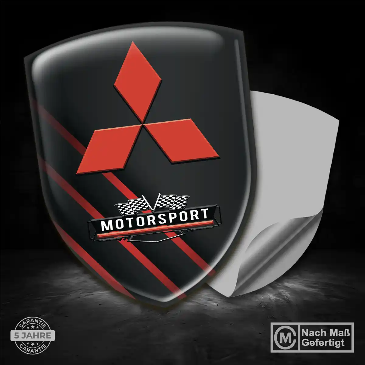 Mitsubishi Aufkleber Wappen Emblem Auto Stilvolles Design