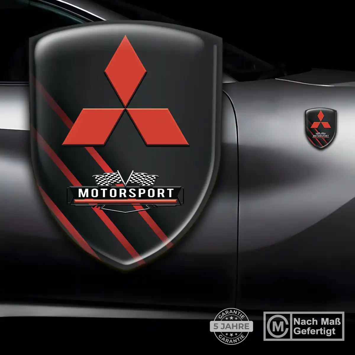 Mitsubishi Aufkleber Wappen Emblem Auto Stilvolles Design
