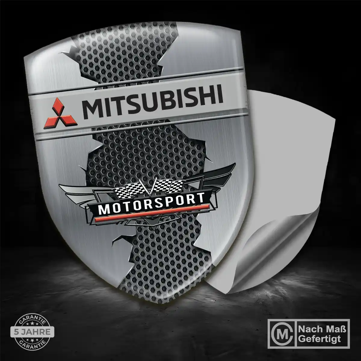 Mitsubishi Aufkleber Wappen Emblem Limitierte Auflage