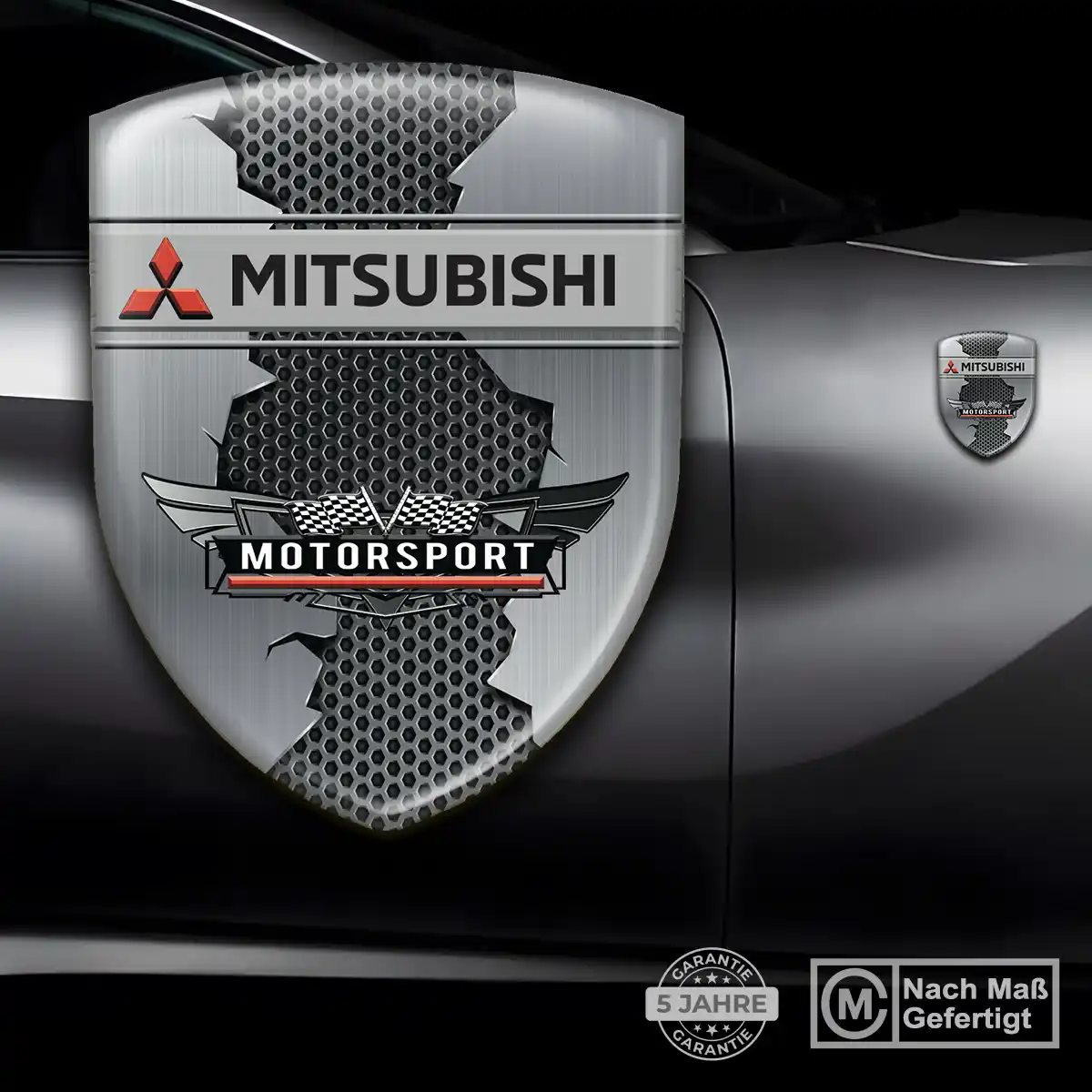 Mitsubishi Aufkleber Wappen Emblem Limitierte Auflage