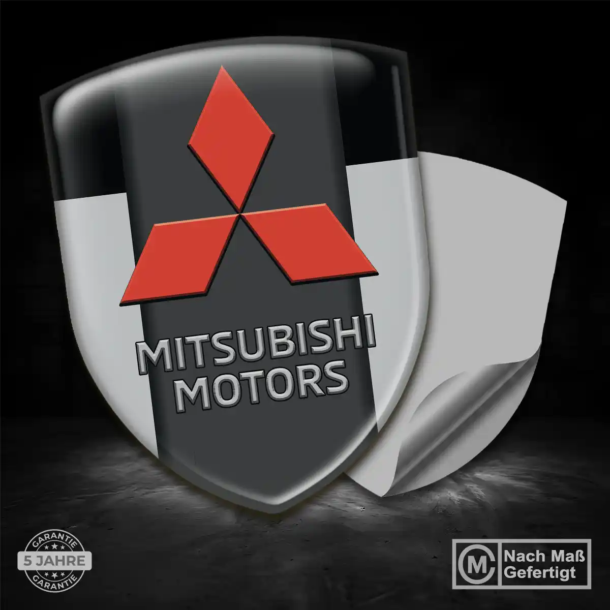 Mitsubishi Aufkleber Wappen Emblem Luxus-Edition