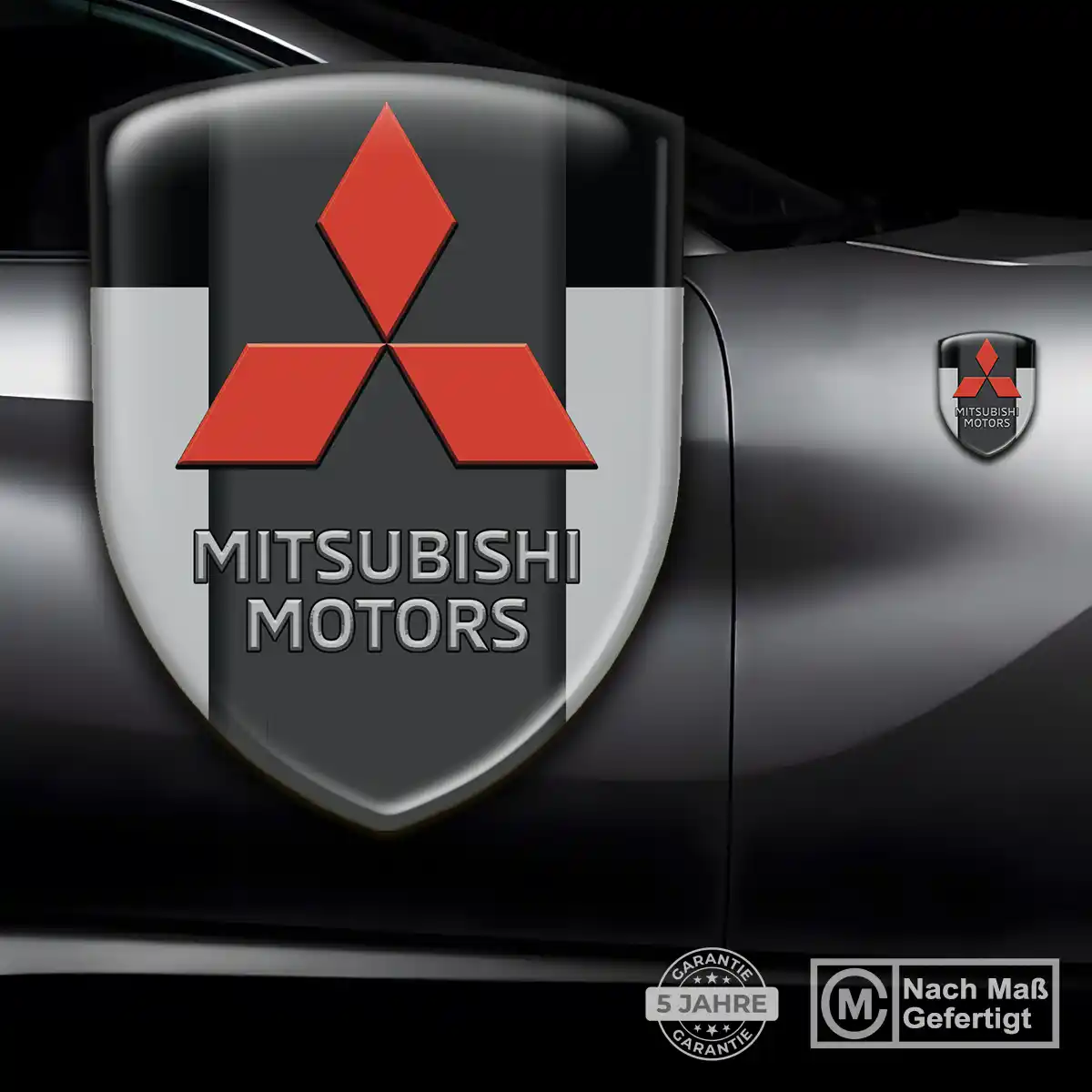 Mitsubishi Aufkleber Wappen Emblem Luxus-Edition
