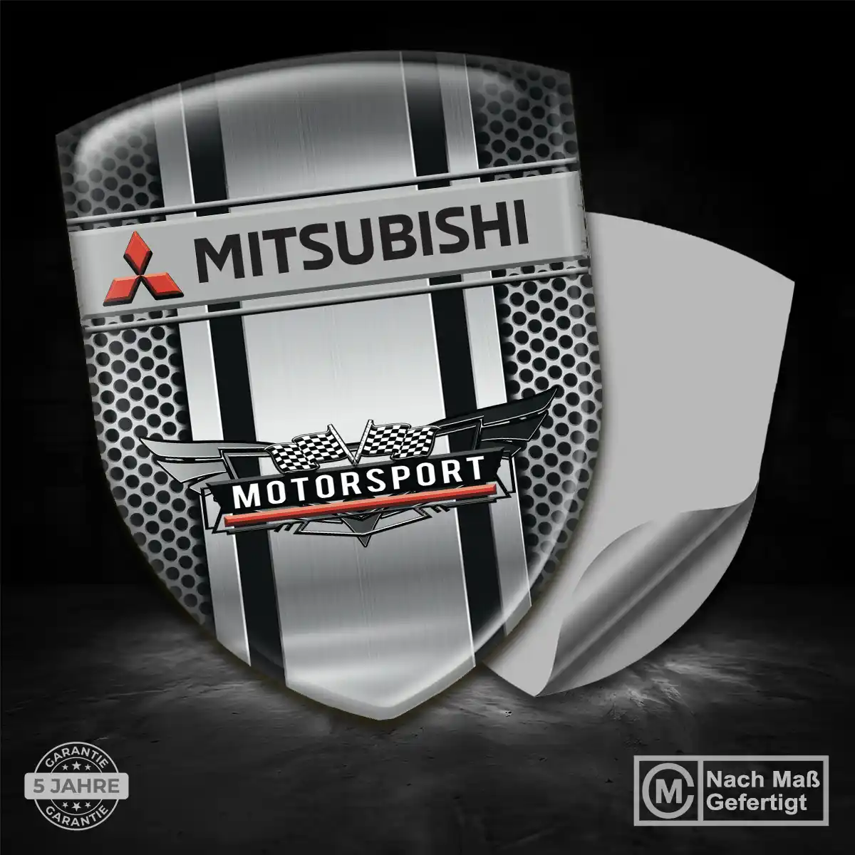 Mitsubishi Aufkleber Wappen Emblem Stilvolles Design
