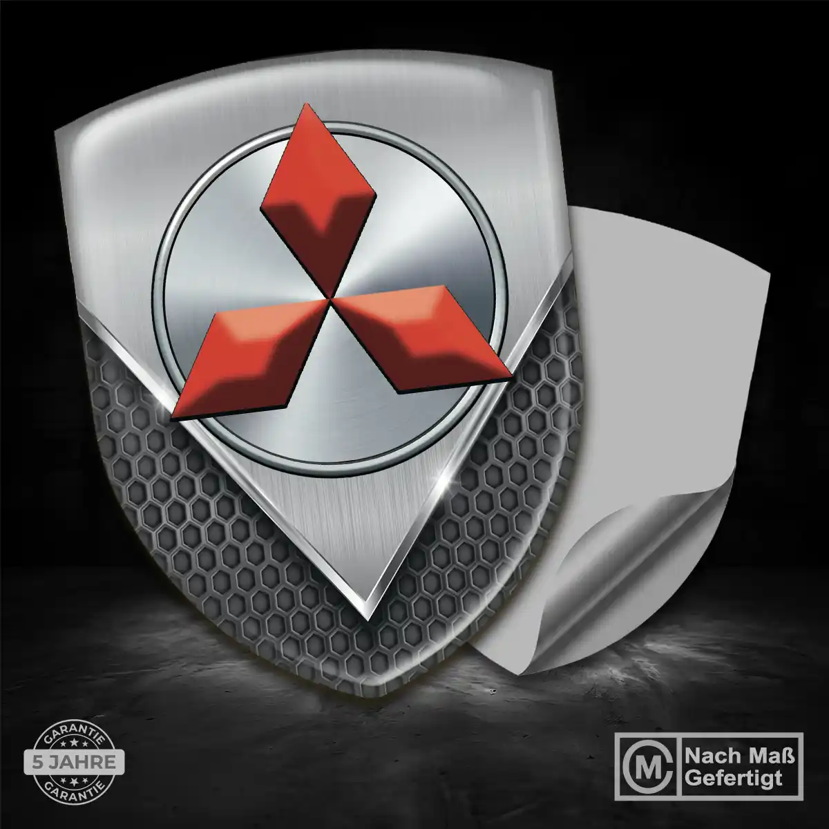 Mitsubishi Aufkleber Wappen Limitierte Auflage