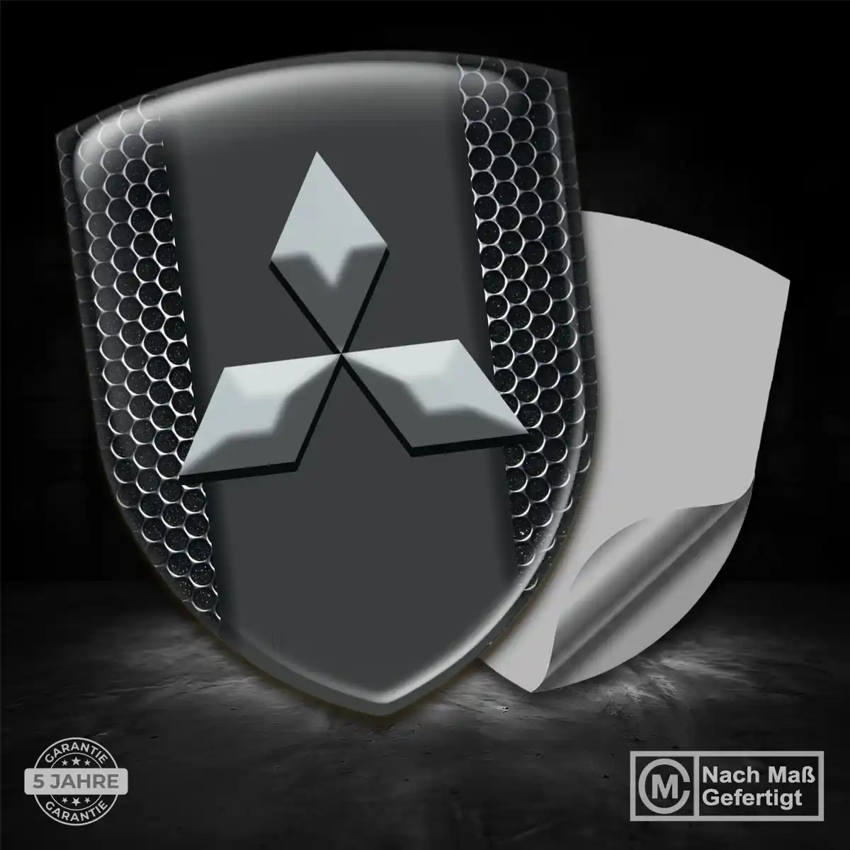 Mitsubishi Aufkleber Wappen Premiumqualität