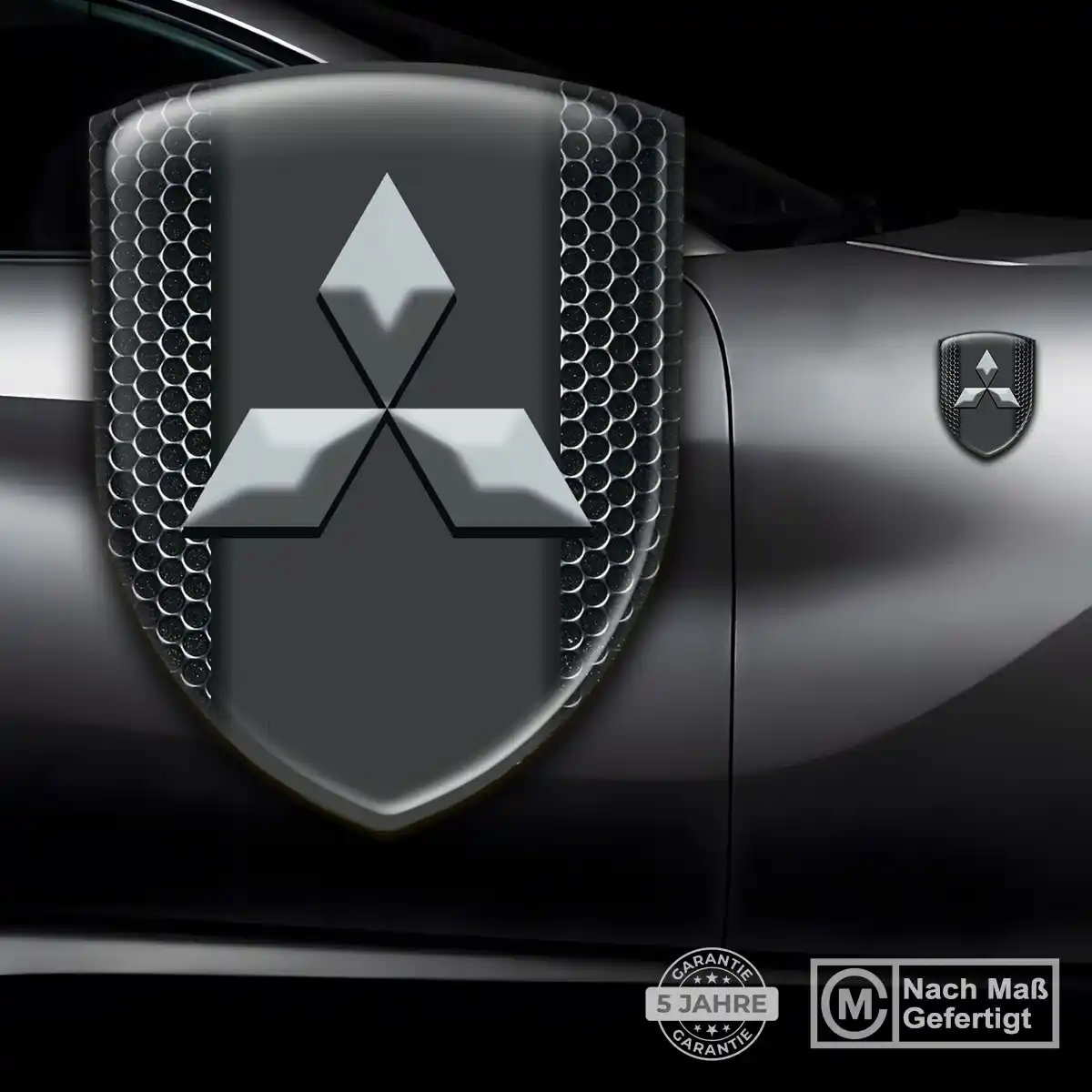 Mitsubishi Aufkleber Wappen Premiumqualität
