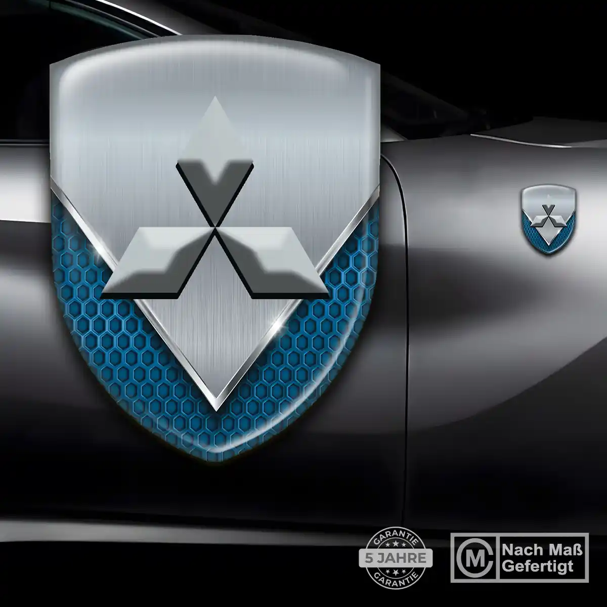 Mitsubishi Emblem Aufkleber Auto Exterieurdesign