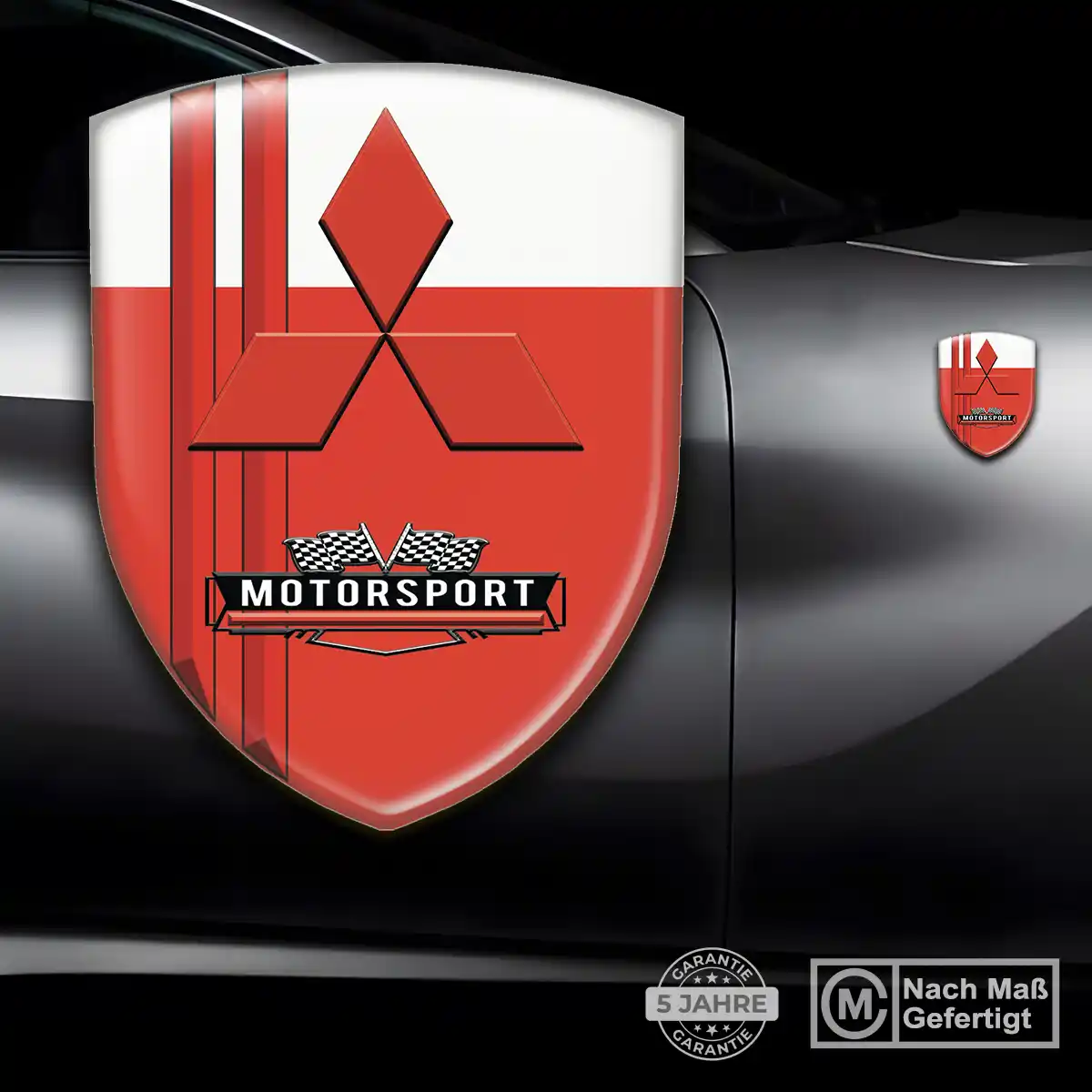 Mitsubishi Emblem Aufkleber Auto Hochwertiges Harz