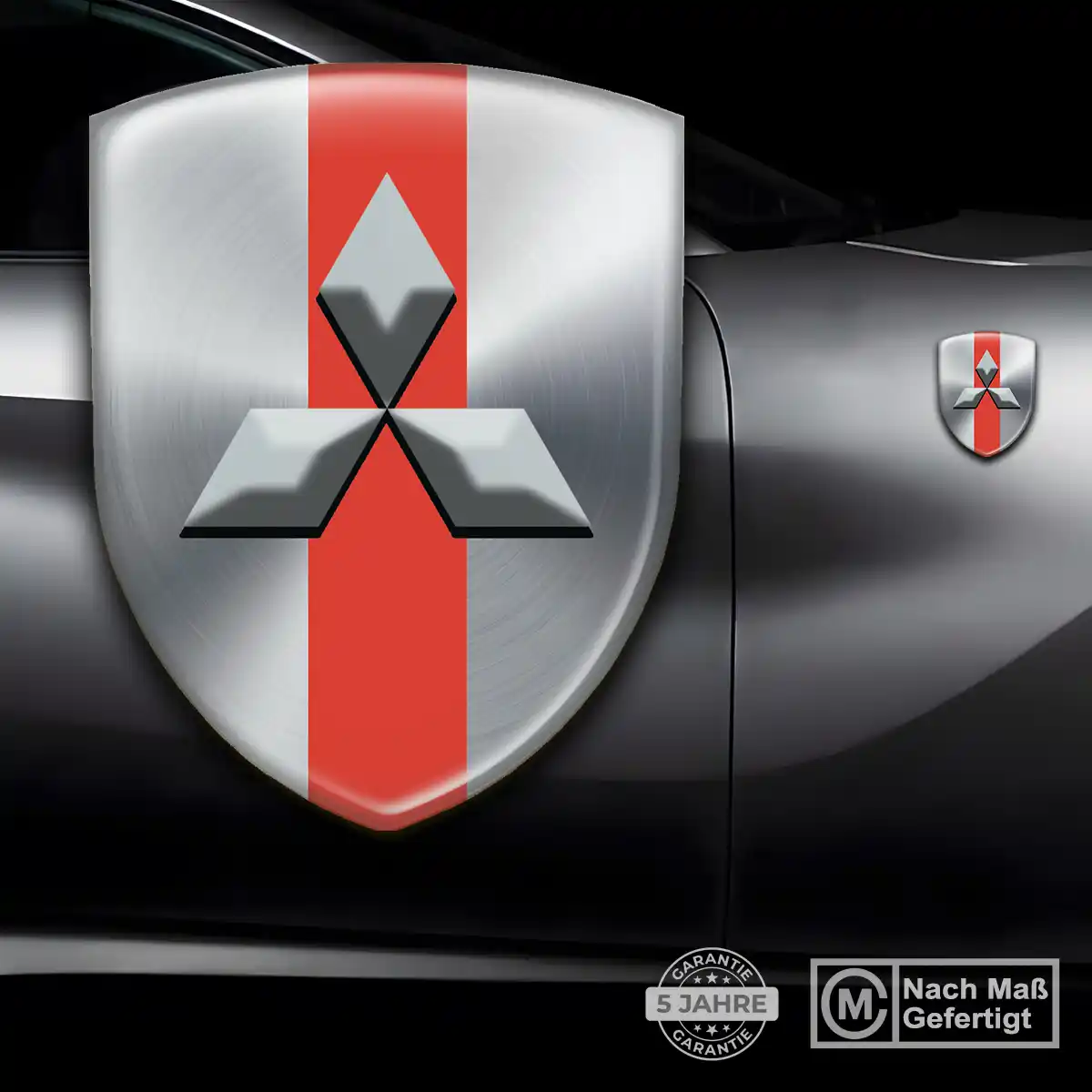 Mitsubishi Emblem Aufkleber Auto Premium-Edition