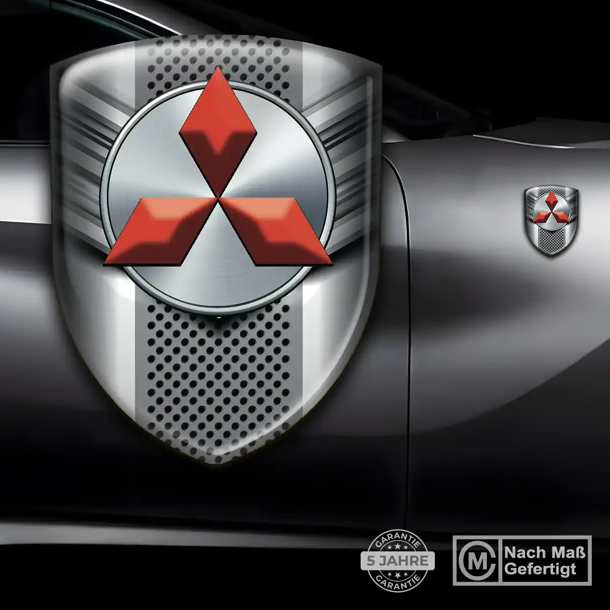 Mitsubishi Emblem Aufkleber Exterieurdesign