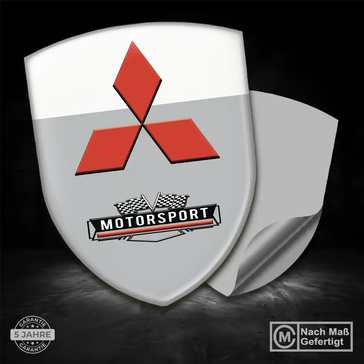 Mitsubishi Emblem Aufkleber Interieurdesign