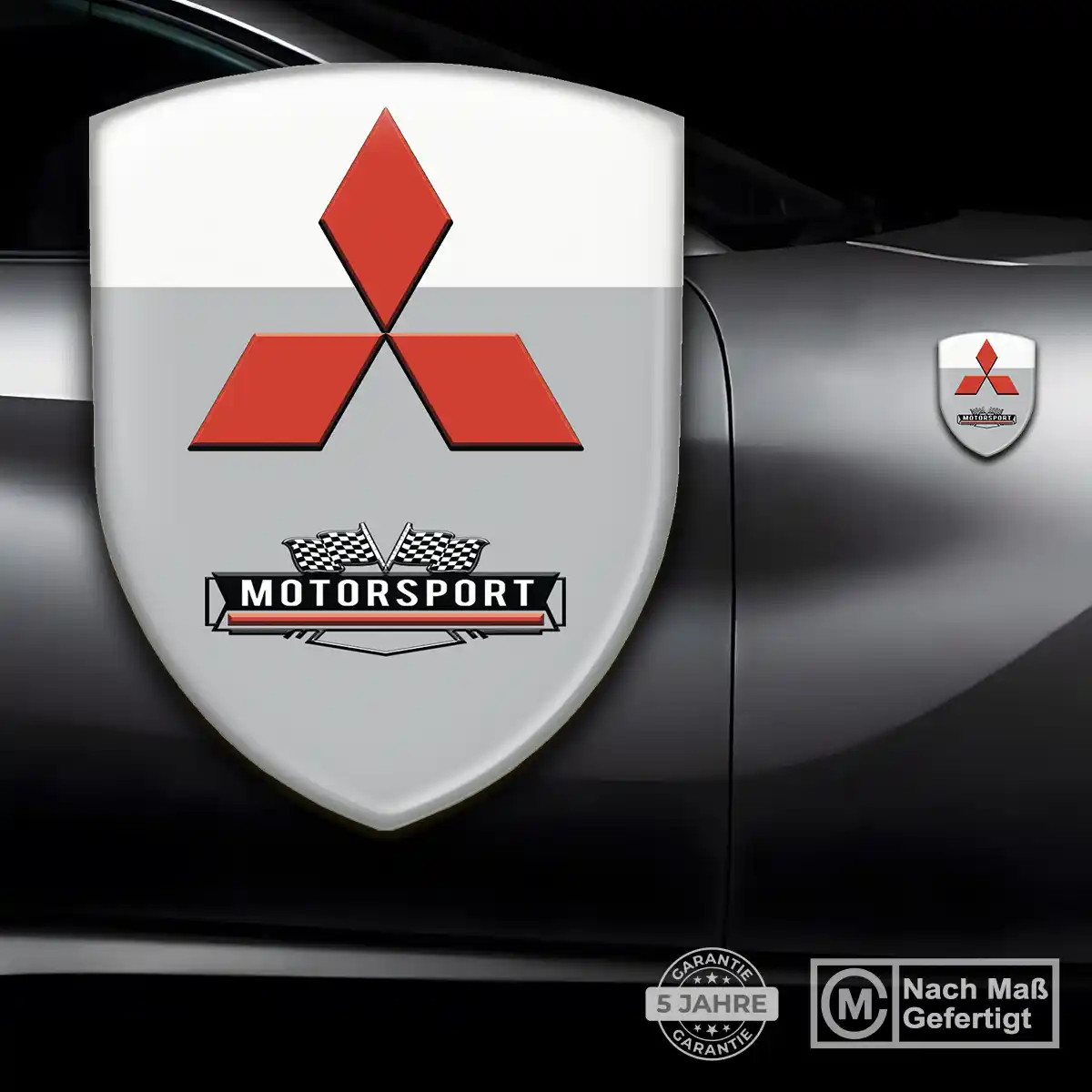 Mitsubishi Emblem Aufkleber Interieurdesign