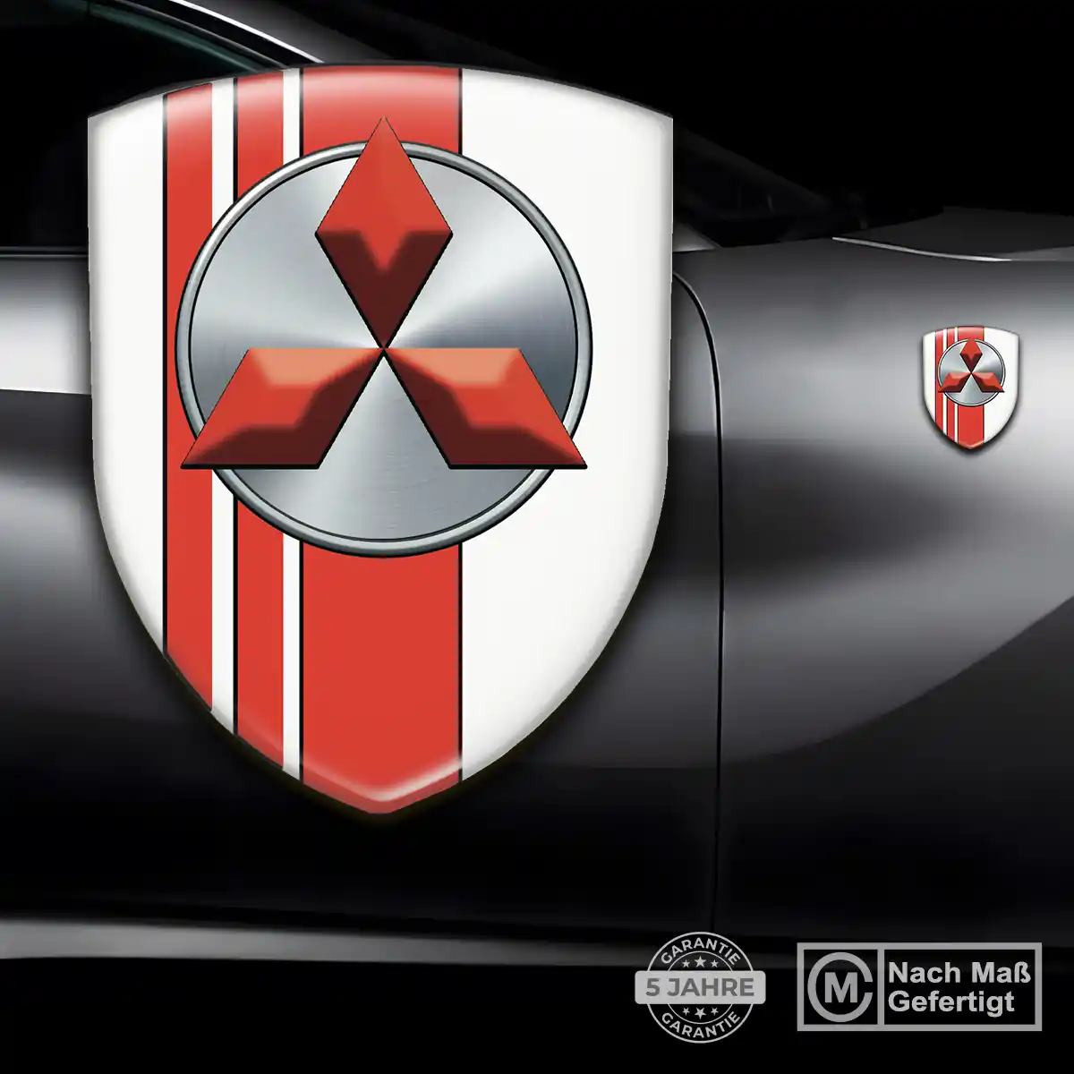 Mitsubishi Emblem Aufkleber Wappen Auto Exterieurdesign
