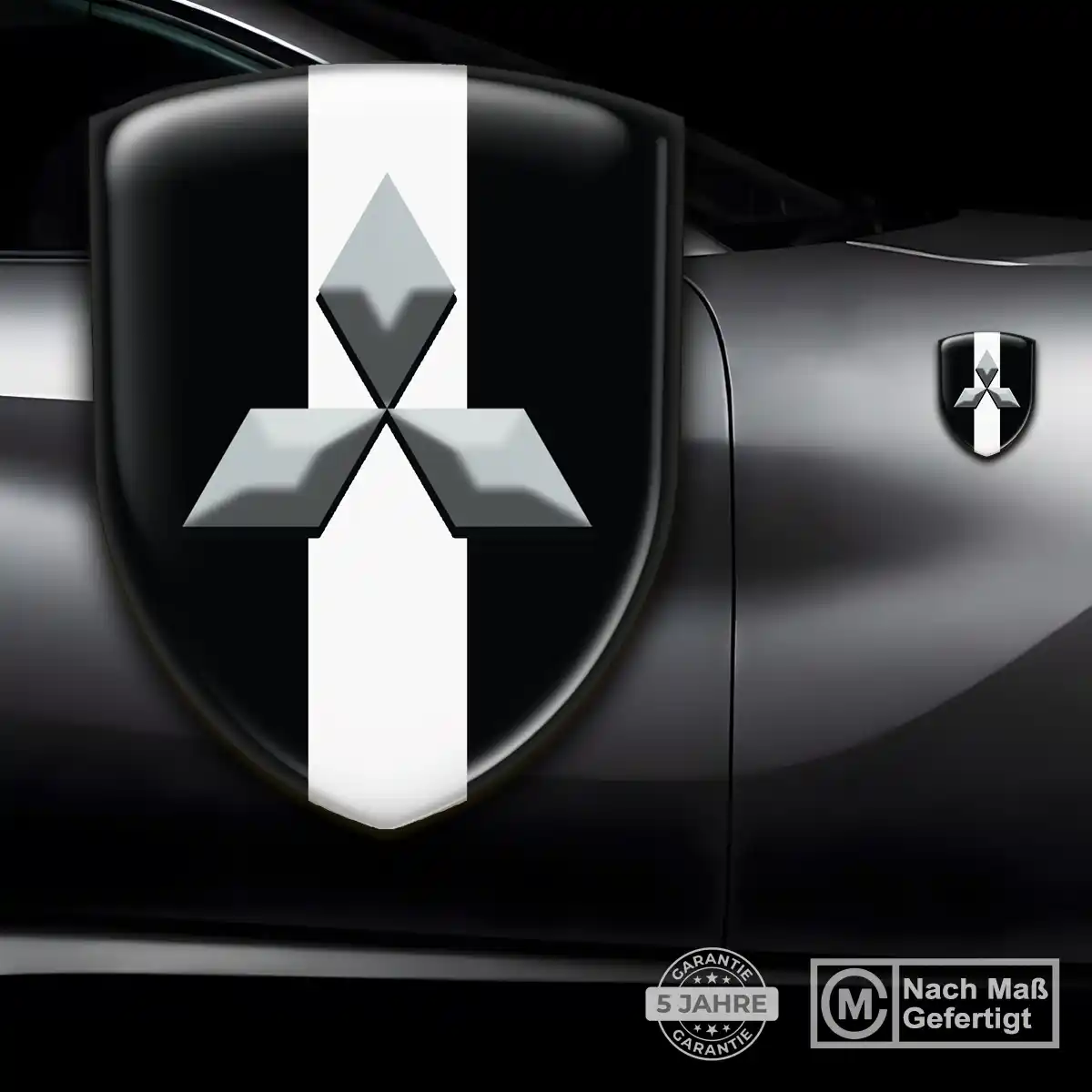 Mitsubishi Emblem Aufkleber Wappen Auto Limitierte Auflage