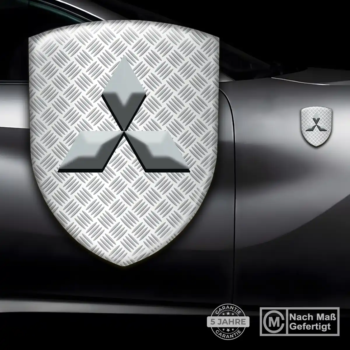 Mitsubishi Emblem Aufkleber Wappen Auto Luxus-Edition